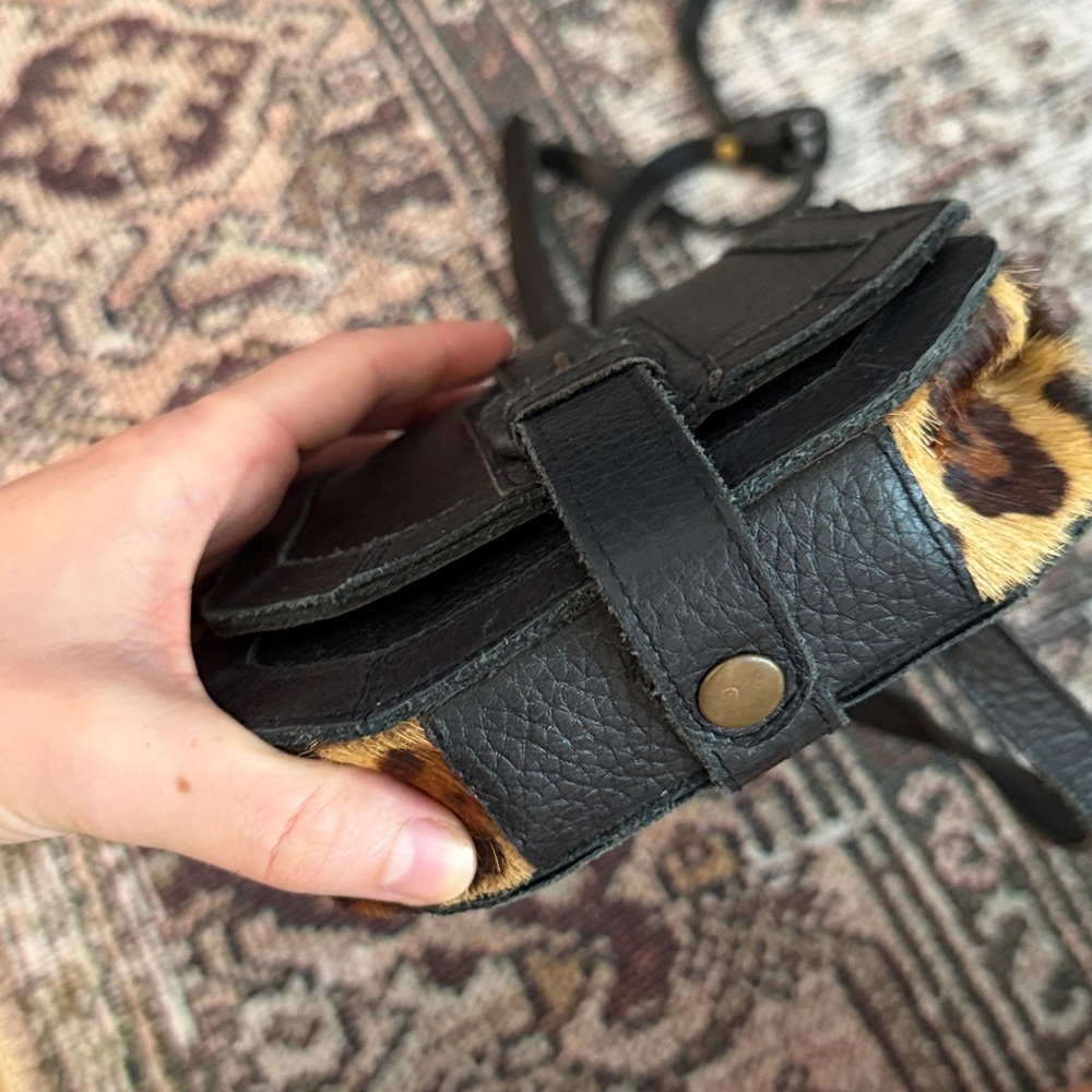 Cleobella leopard mini crossbody - image 4